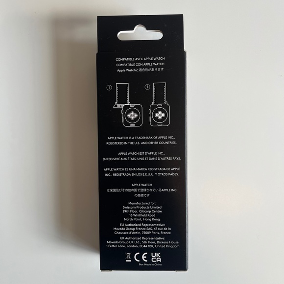 NEW Coach Apple Watch Band Blue NIB - Picture 7 of 9